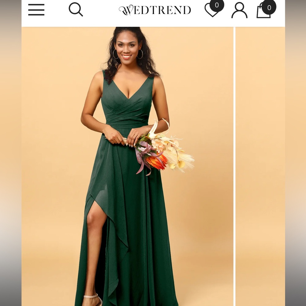Never worn, size 14 green dress